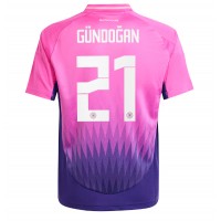 Tyskland Ilkay Gundogan #21 Fotballklær Bortedrakt EM 2024 Kortermet